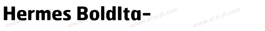 Hermes BoldIta字体转换